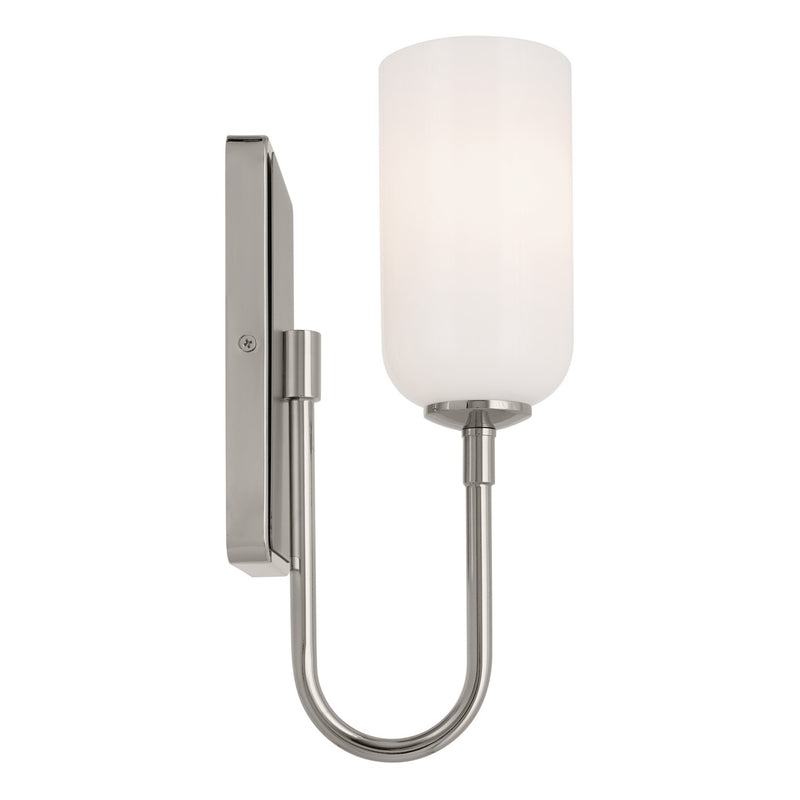 Kichler 55161PN One Light Wall Sconce, Polished Nickel (4)