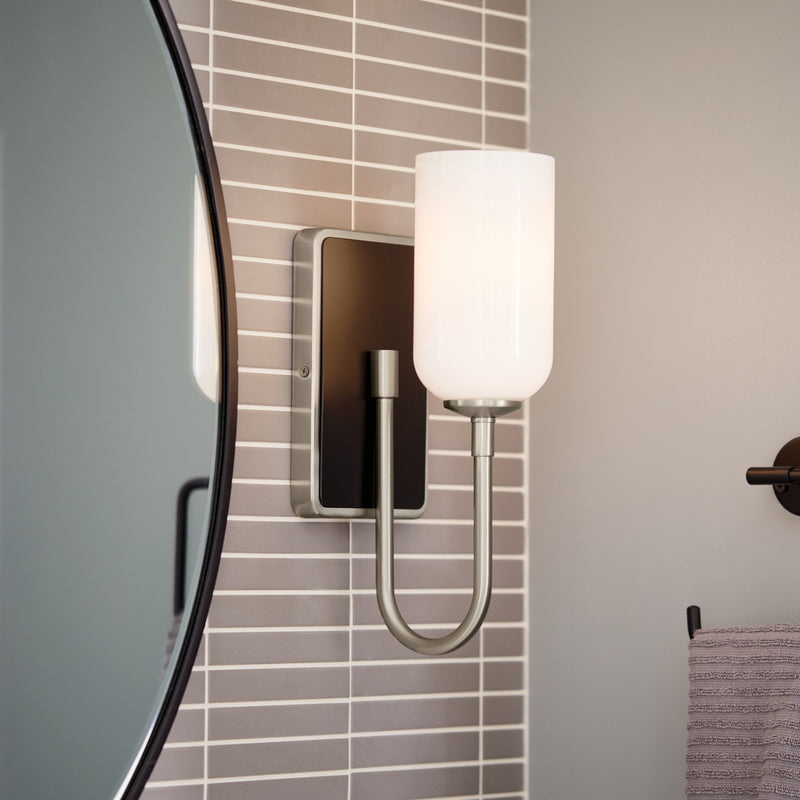 Kichler 55161NI One Light Wall Sconce, Brushed Nickel (6)