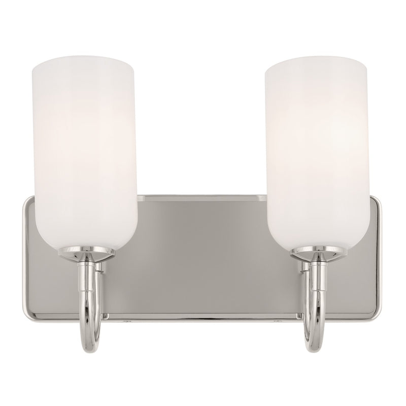 Kichler 55162PN Two Light Bath, Polished Nickel (3)