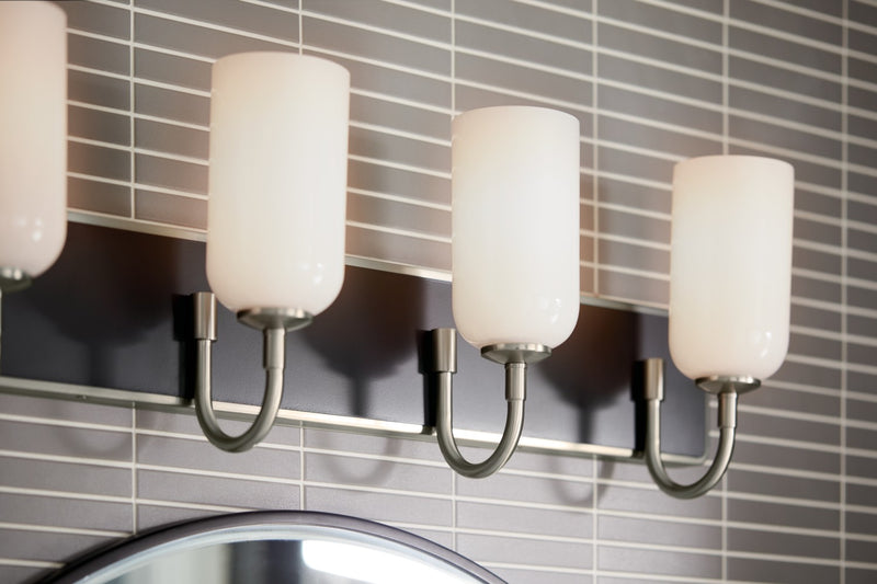 Kichler 55164NI Four Light Bath, Brushed Nickel (5)