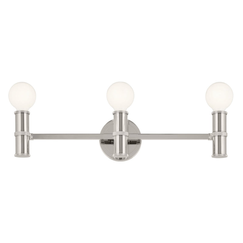 Kichler 55157PN Three Light Bath, Polished Nickel (3)