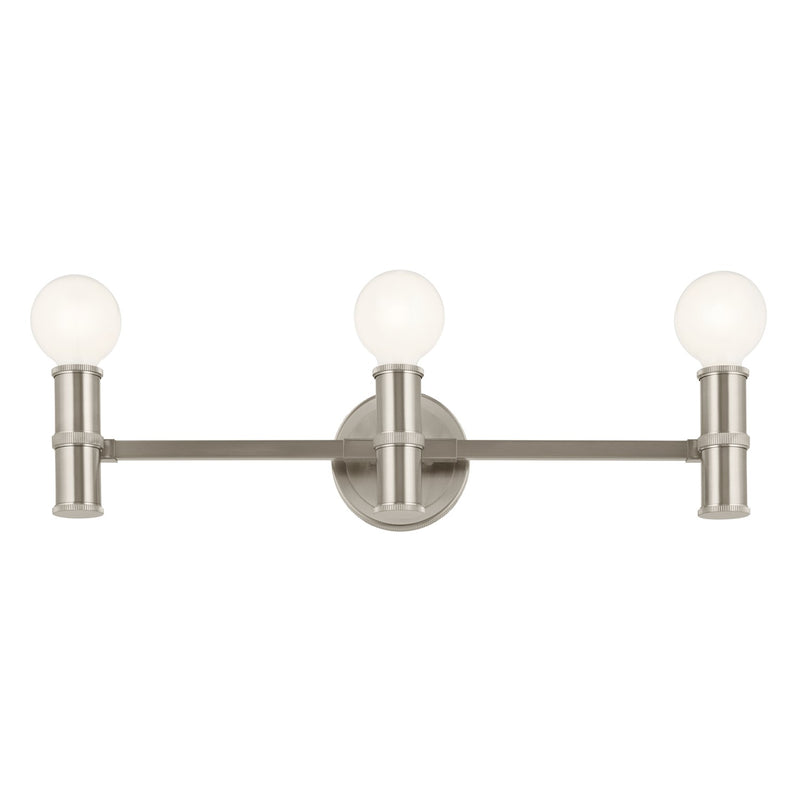 Kichler 55157NI Three Light Bath, Brushed Nickel (3)
