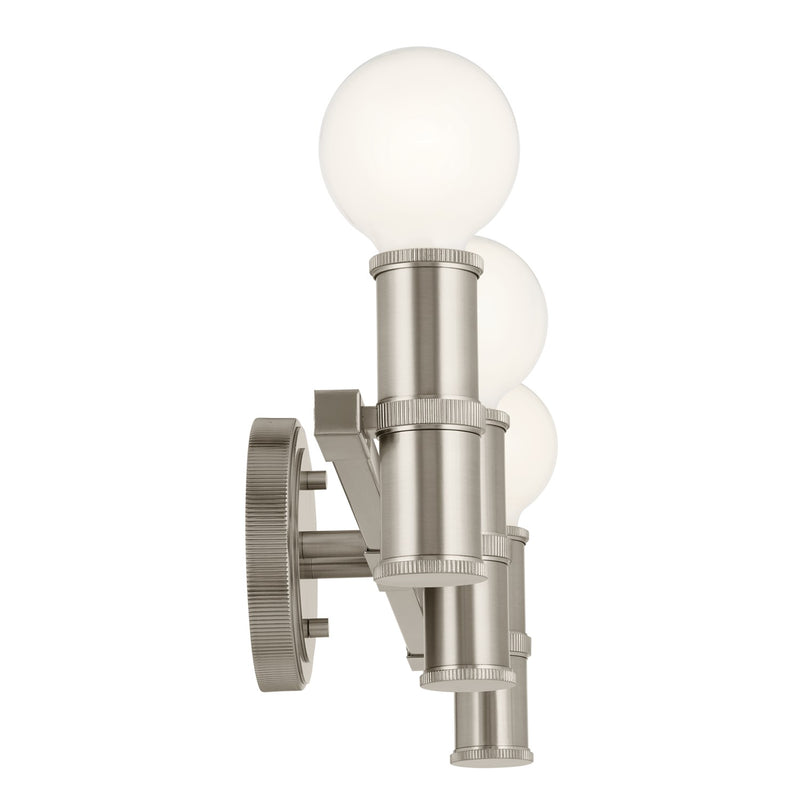 Kichler 55157NI Three Light Bath, Brushed Nickel (4)