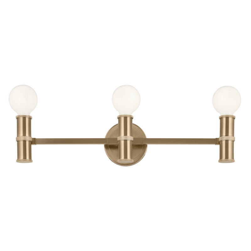 Kichler 55157CPZ Three Light Bath, Champagne Bronze (3)