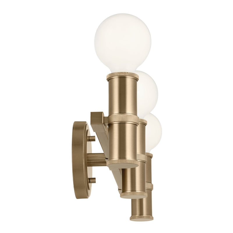 Kichler 55157CPZ Three Light Bath, Champagne Bronze (4)