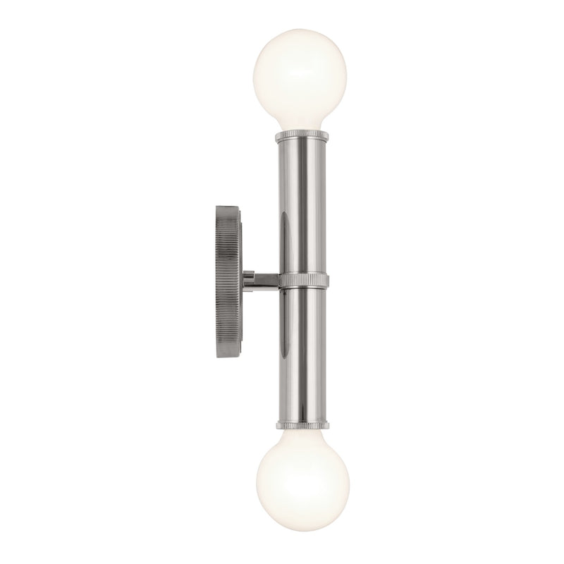 Kichler 55159PN Two Light Wall Sconce, Polished Nickel (6)