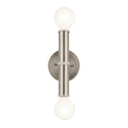 Kichler 55159NI Two Light Wall Sconce, Brushed Nickel (4)