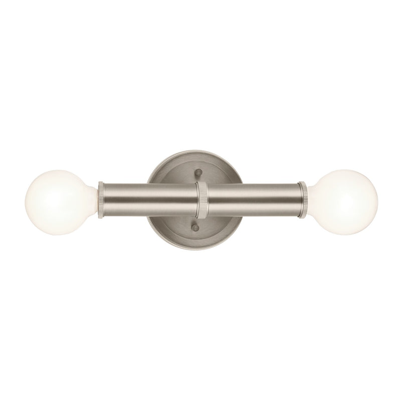 Kichler 55159NI Two Light Wall Sconce, Brushed Nickel (5)