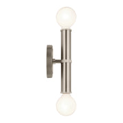Kichler 55159NI Two Light Wall Sconce, Brushed Nickel (6)