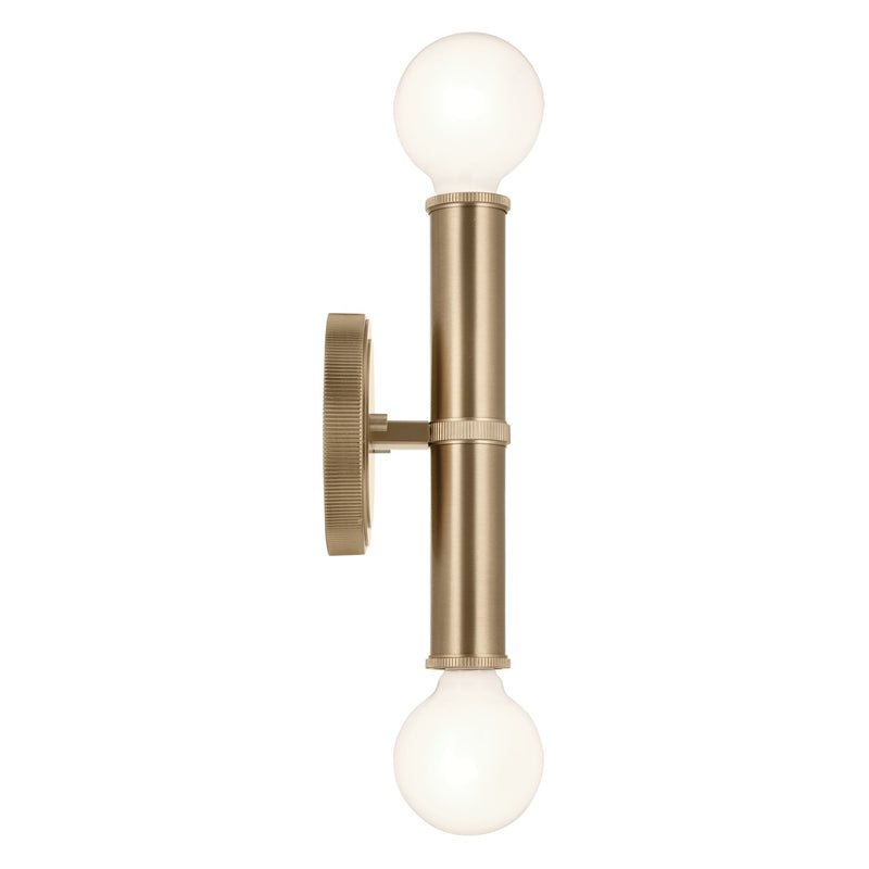 Kichler 55159CPZ Two Light Wall Sconce, Champagne Bronze (6)