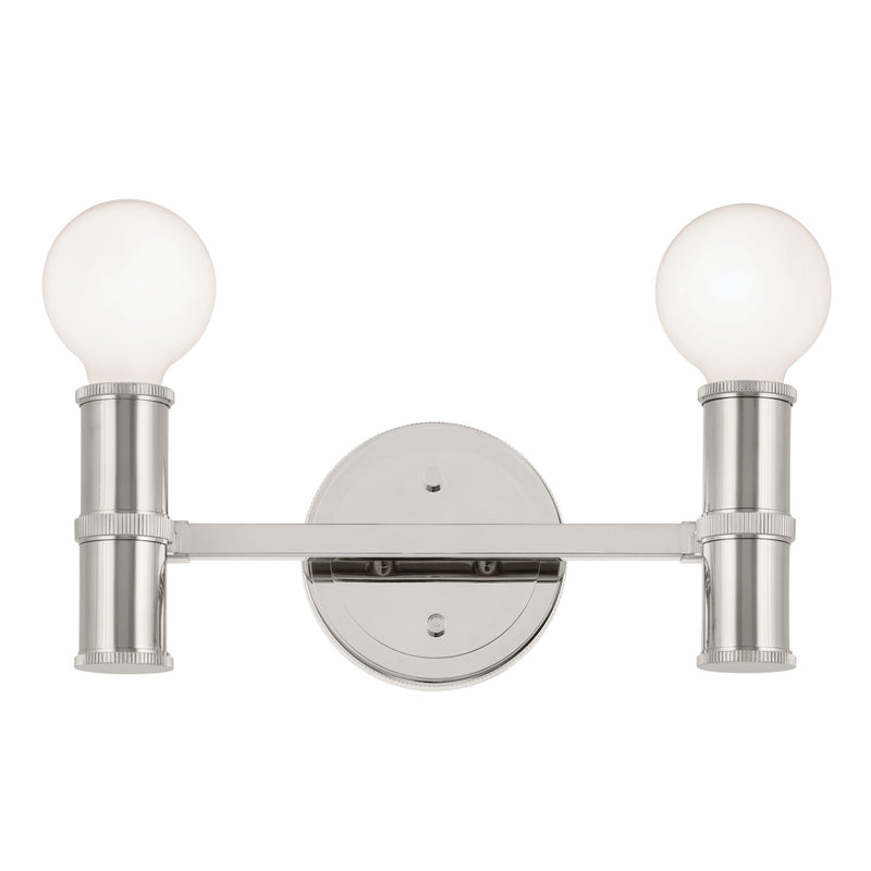 Kichler 55158PN Two Light Bath, Polished Nickel (3)