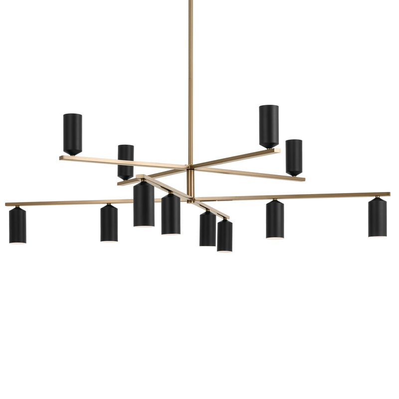 Kichler 52533CPZBK LED Chandelier, Champagne Bronze (3)