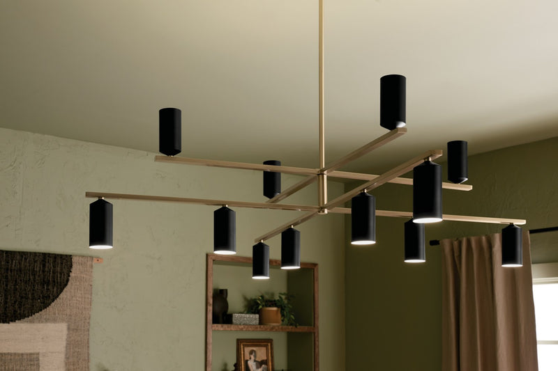 Kichler 52533CPZBK LED Chandelier, Champagne Bronze (6)