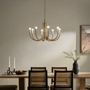 Kichler 52550CPZ Eight Light Chandelier, Champagne Bronze (5)