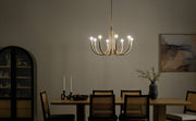 Kichler 52550CPZ Eight Light Chandelier, Champagne Bronze (6)