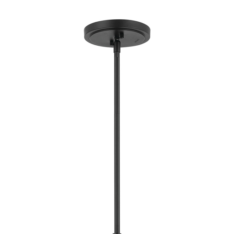 Kichler 52553BK Eight Light Chandelier, Black (2)