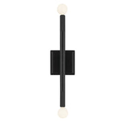 Kichler 52556BK Two Light Wall Sconce, Black (4)