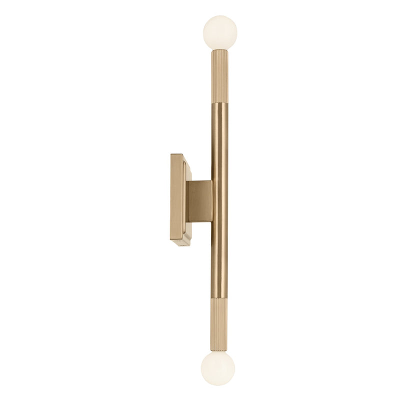 Kichler 52556CPZ Two Light Wall Sconce, Champagne Bronze (6)