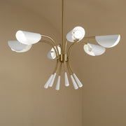 Kichler 52559CPZWH Six Light Chandelier, Champagne Bronze (5)