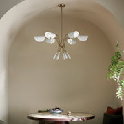 Kichler 52559CPZWH Six Light Chandelier, Champagne Bronze (6)