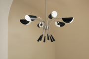 Kichler 52559SN Six Light Chandelier, Satin Nickel (4)
