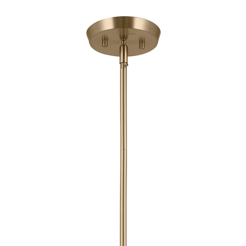 Kichler 52558CPZBK Five Light Chandelier/Semi Flush, Champagne Bronze (3)