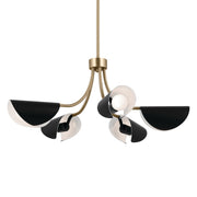 Kichler 52558CPZBK Five Light Chandelier/Semi Flush, Champagne Bronze (4)