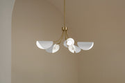 Kichler 52558CPZWH Five Light Chandelier/Semi Flush, Champagne Bronze (5)