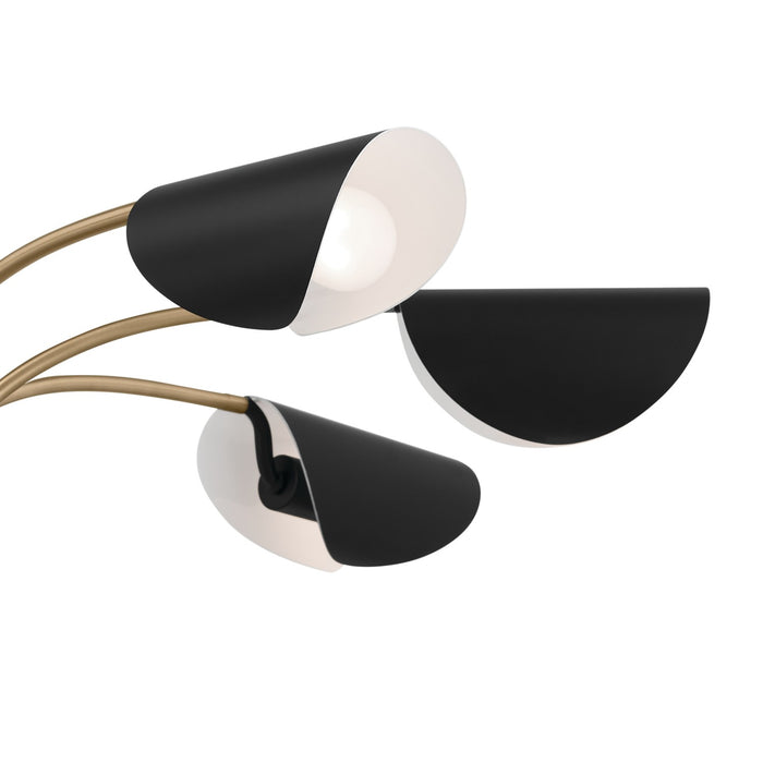 Kichler 52560CPZBK Eight Light Chandelier, Champagne Bronze (3)