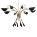 Kichler 52560CPZBK Eight Light Chandelier, Champagne Bronze (4)