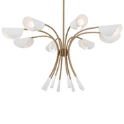 Kichler 52560CPZWH Eight Light Chandelier, Champagne Bronze (3)