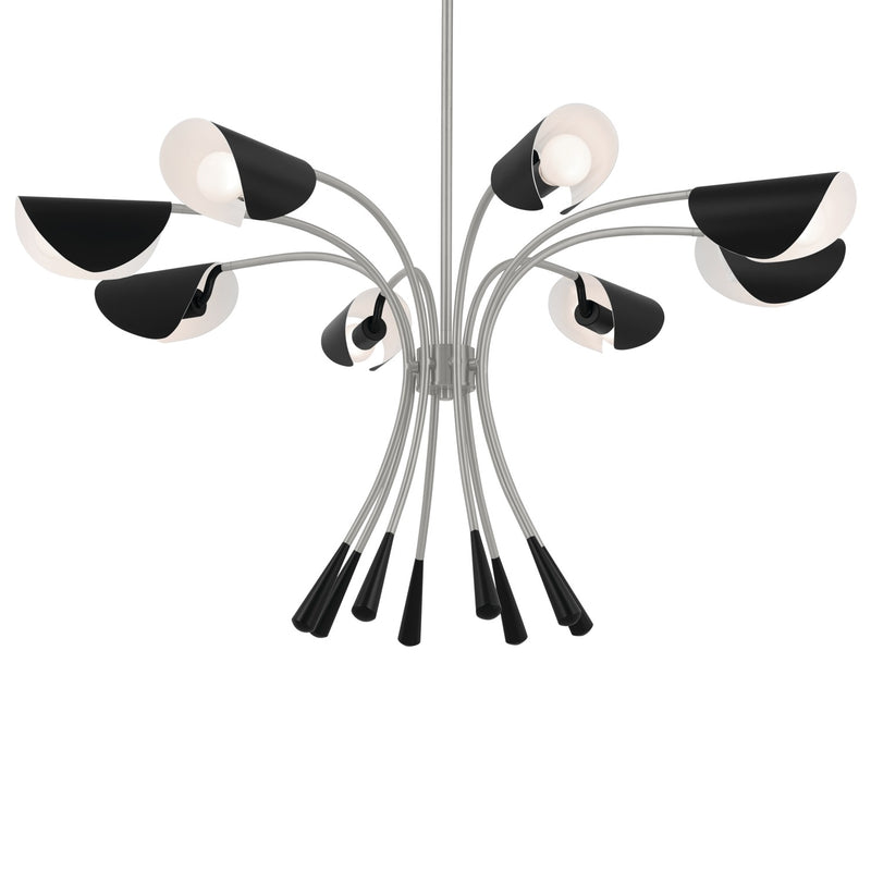 Kichler 52560SN Eight Light Chandelier, Satin Nickel (3)