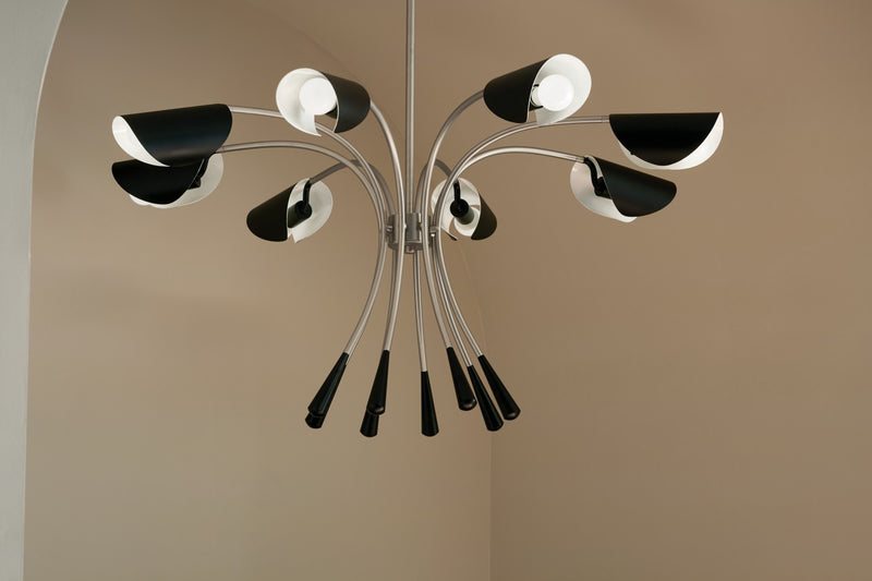 Kichler 52560SN Eight Light Chandelier, Satin Nickel (4)