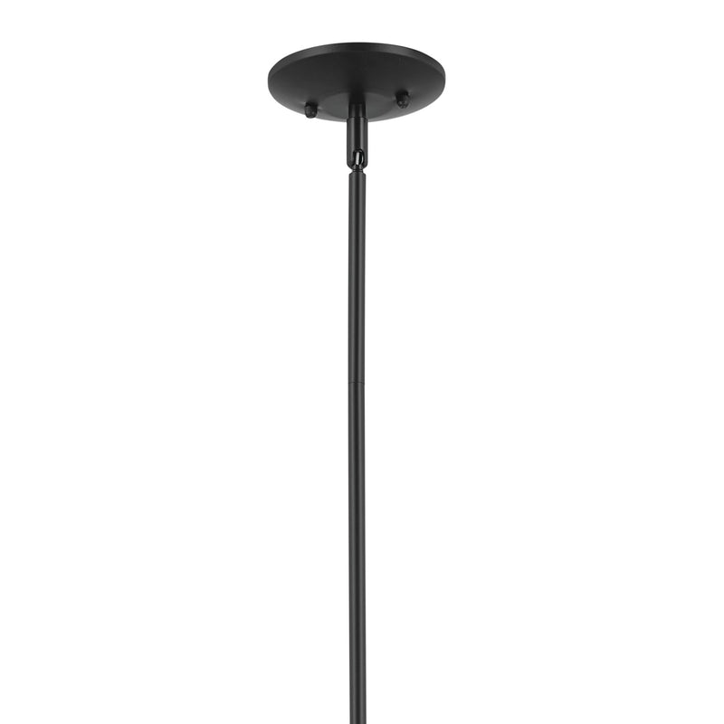 Kichler 52525BK Six Light Chandelier, Black (2)