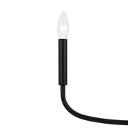 Kichler 52525BK Six Light Chandelier, Black (3)