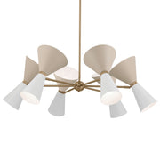 Kichler 52566CPZGRG 12 Light Chandelier, Champagne Bronze (5)