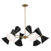 Kichler 52566CPZBK 12 Light Chandelier, Champagne Bronze (2)