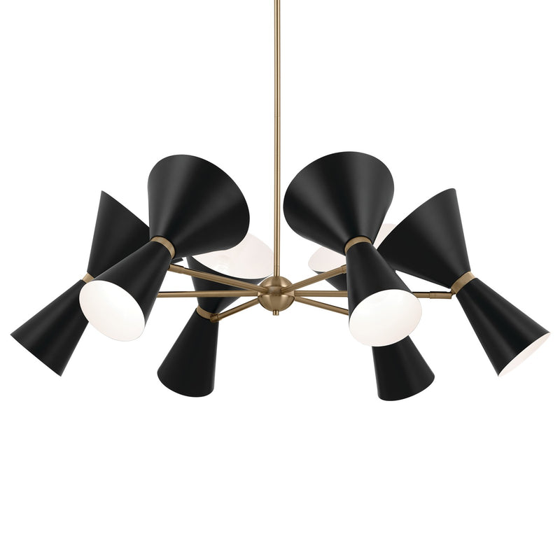 Kichler 52566CPZBK 12 Light Chandelier, Champagne Bronze (5)