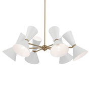 Kichler 52566CPZWH 12 Light Chandelier, Champagne Bronze (3)