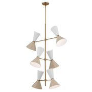Kichler 52568CPZGRG 12 Light Foyer Chandelier, Champagne Bronze (2)