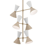 Kichler 52568CPZGRG 12 Light Foyer Chandelier, Champagne Bronze (3)