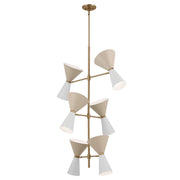 Kichler 52568CPZGRG 12 Light Foyer Chandelier, Champagne Bronze (4)