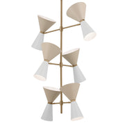 Kichler 52568CPZGRG 12 Light Foyer Chandelier, Champagne Bronze (5)