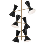 Kichler 52568CPZBK 12 Light Foyer Chandelier, Champagne Bronze (3)