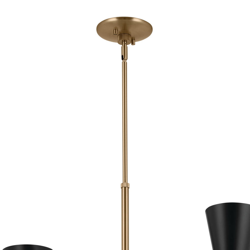 Kichler 52568CPZBK 12 Light Foyer Chandelier, Champagne Bronze (6)