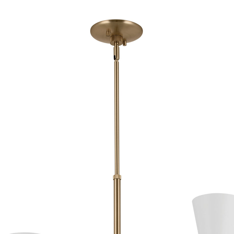 Kichler 52568CPZWH 12 Light Foyer Chandelier, Champagne Bronze (6)