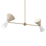 Kichler 52569CPZGRG Four Light Linear Chandelier, Champagne Bronze (5)