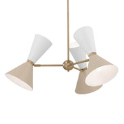 Kichler 52565CPZGRG Six Light Chandelier, Champagne Bronze (3)