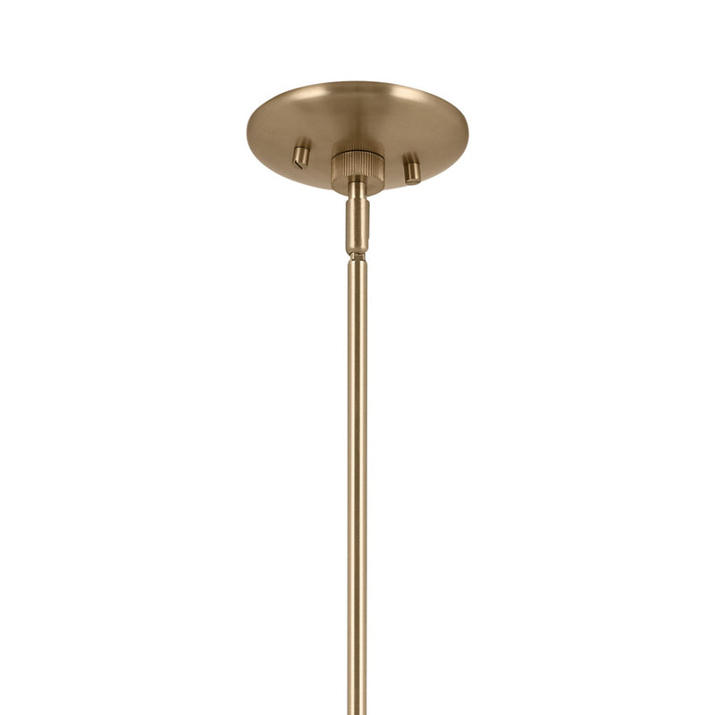 Kichler 52565CPZWH Six Light Chandelier, Champagne Bronze (6)