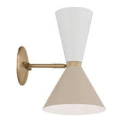 Kichler 52570CPZGRG Two Light Wall Sconce, Champagne Bronze (6)